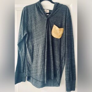 SON OF JOHN SEQUIN POCKET HOODIE